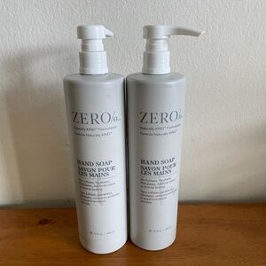 NEW Zero% Gilchrist Soames Hand Soap Lot of 2